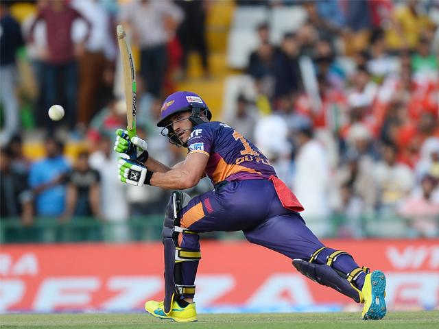 Faf du Plessis is Pune's top scorer so far and has a career top score of 119 in T20s